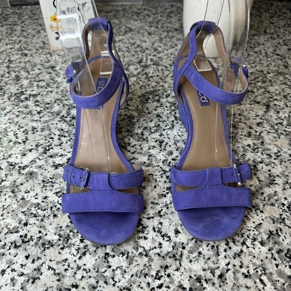 Ecco | Purple Wedge Heel Size 36